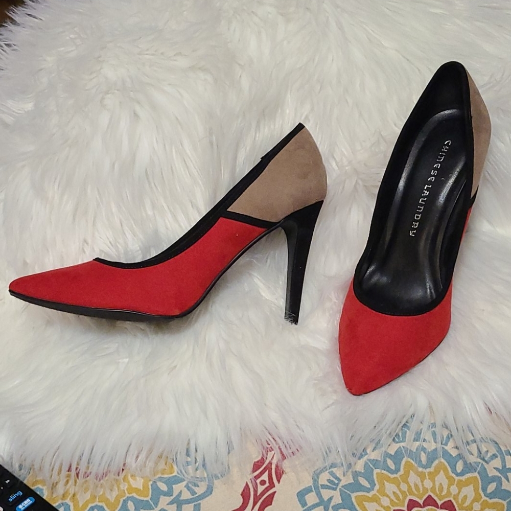 Chinese Laundry Serendipity Red, Black, and